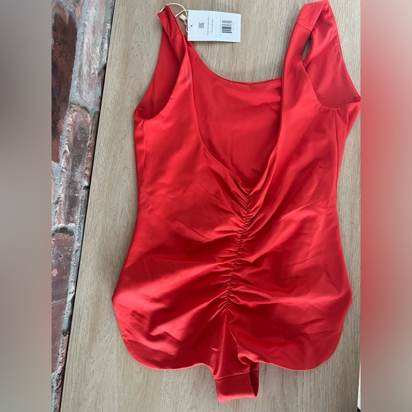 Londre Fuller Coverage Minimalist Swim Suit in Fiesta Red *Brand New with Tags* - Picture 4 of 4